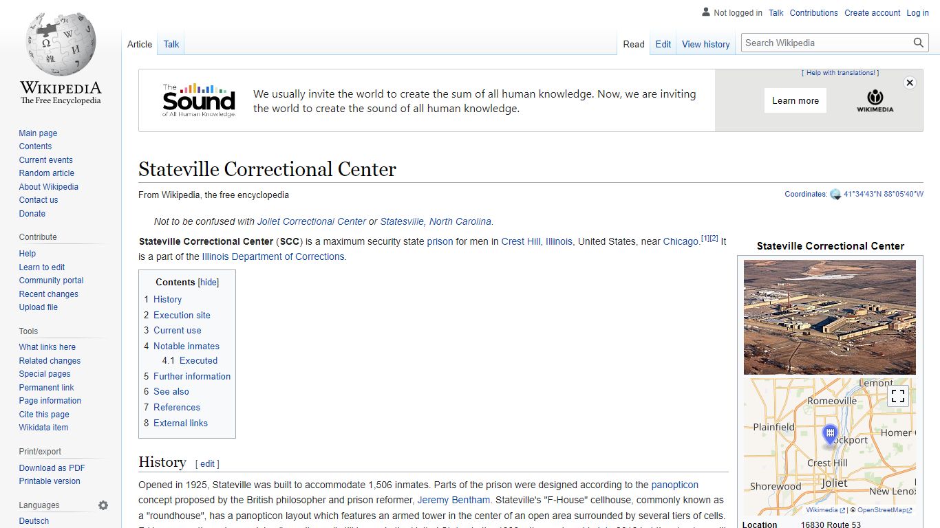 Stateville Correctional Center - Wikipedia